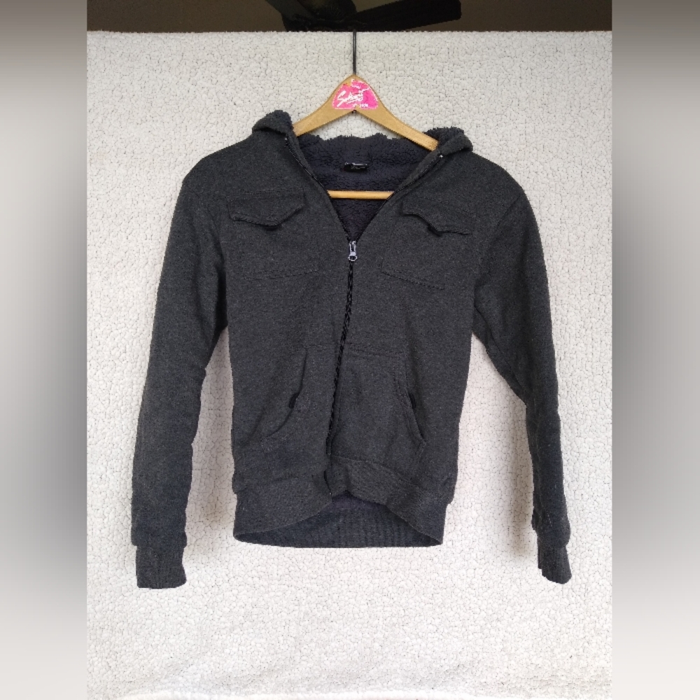 Boys Fleece Zip Up Hoodie